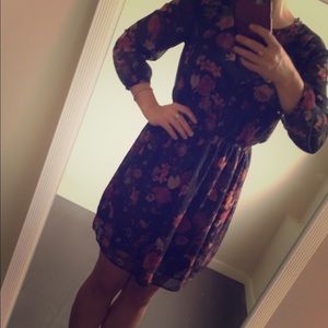 Chiffon floral dress